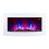 TruFlame 7 colour Side LEDs Wall Mounted Arched White Glass Electric Fire with Log Effect 10