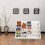 2PCS Card Display Stand 4 Collapsible Cardboard Greeting Counter Stand 2