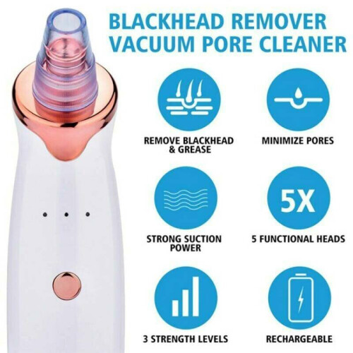 Blackhead Removers Vacuum Electric Comedone Suction Faces Pore Cleaner Machine 2
