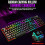 Gaming Rainbow RGB LED Backlit Mechanical Keyboard and Mouse Set for PC Laptop 5