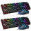 Gaming Rainbow RGB LED Backlit Mechanical Keyboard and Mouse Set for PC Laptop 4