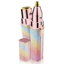 (Rainbow) Girl Lady Flawless Brows Facial Hair Remover Electric Eyebrow Trimmer Epilator