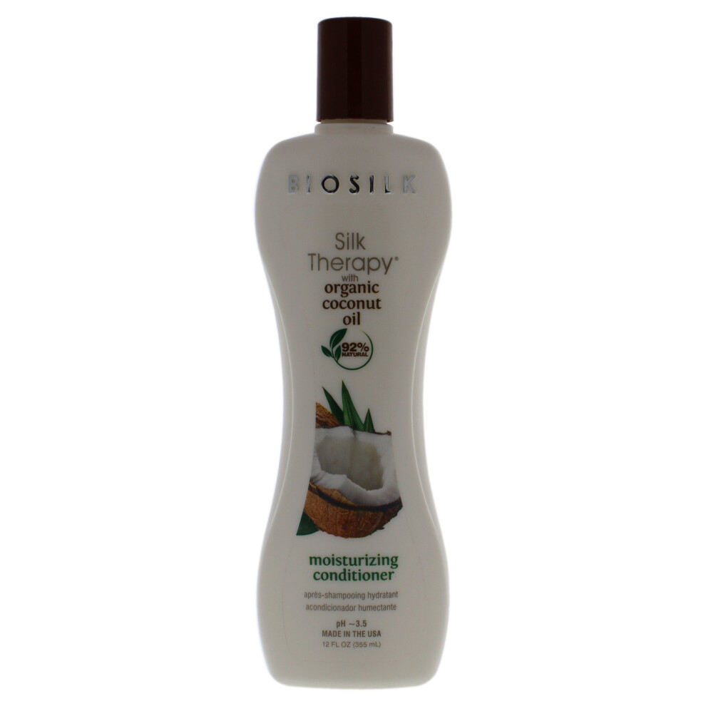 Biosilk Silk Therapy With Coconut Oil Moisturizing Conditioner - 12 Oz Conditioner
