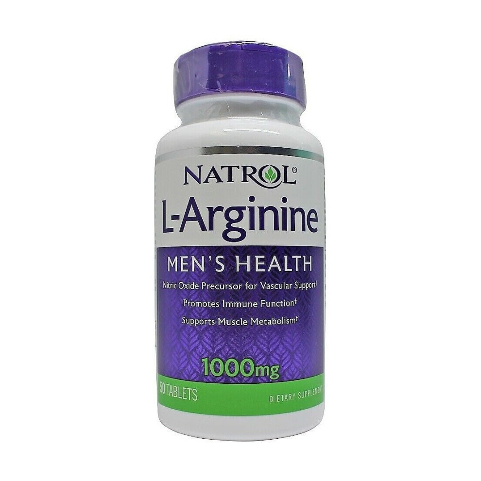 NATROL L-Arginine 1000mg (Men's Health) 50 Tablets