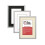 (Grey Frame Black Mount, A4 Pic (A3 Frame)) Thin Matt Picture Frames Grey Photo Frames Poster Frames With Black, White or Ivory Mounts 7