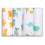 Extra Large Super Soft Muslins - Animal Designs - Gift Boxed 4-Pack 1