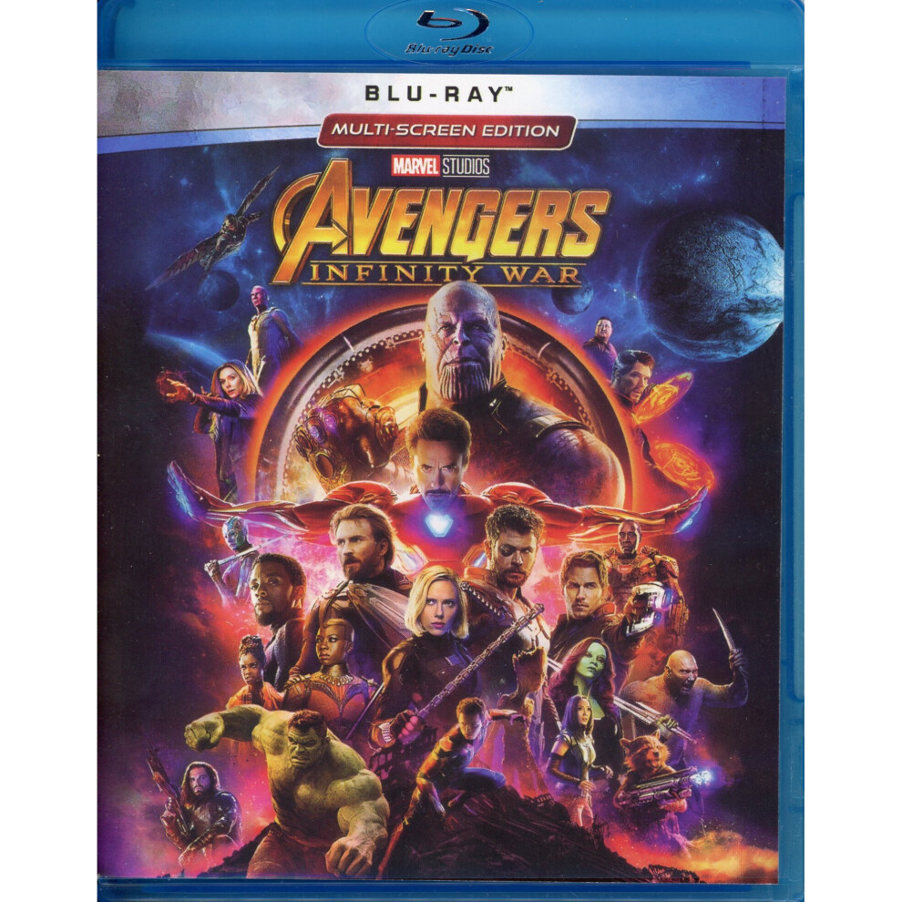 Avengers Infinity War [Blu-Ray] (2018) [NTSC] [Regions A B & C]