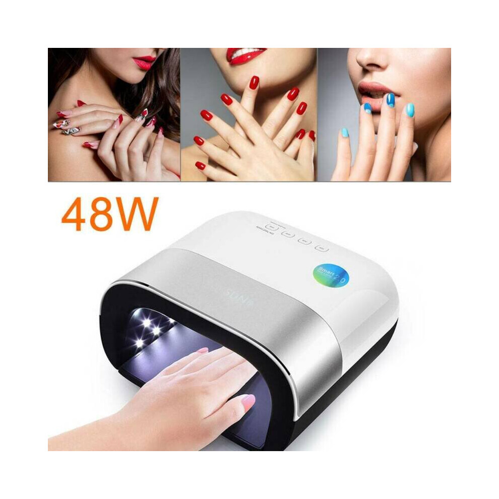 Auto Sensor Nail Lamp Dryer Gel 48W LED UV Manicure Pedicure Curing