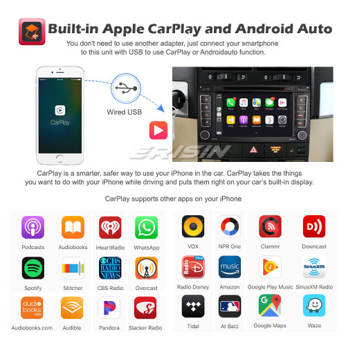 Octa-Core Android 10.0 DAB+ Sat Nav CarPlay DSP Car Stereo For VW T5 Multivan TOUAREG 2
