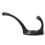 10 Pack Heavy Duty Dual Coat Wall Hooks Wall Mounted 20 Screws Retro Double Hook 4