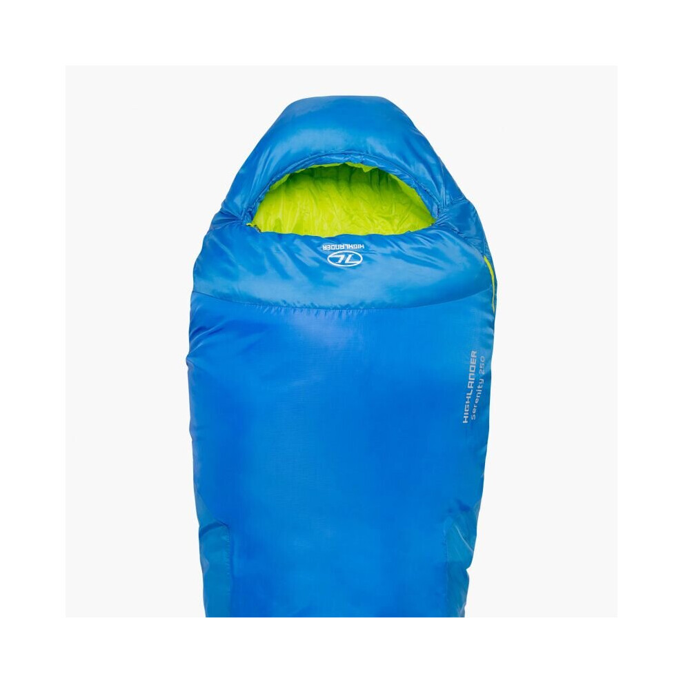 Highlander Serenity 250 Mummy Sleeping Bag | 3 Season Blue