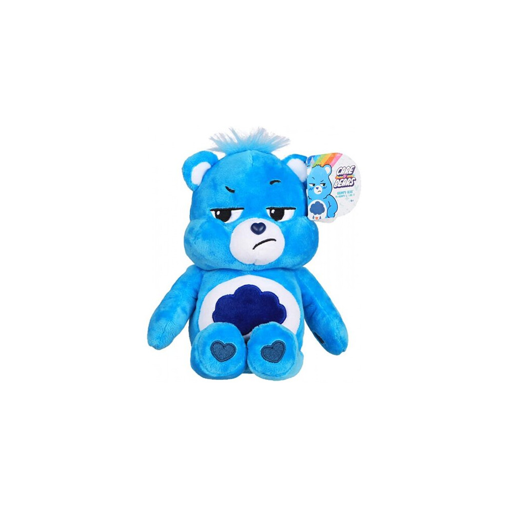 Basic Fun New 2020 Care Bears - 23cm Bean Plush - Grumpy Bear - Soft Huggable Material!