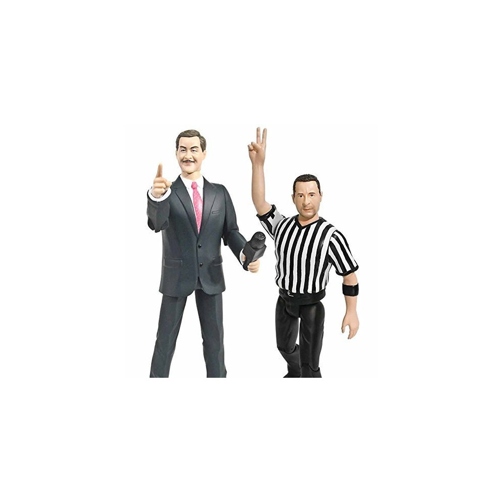 Special Deal: Talking Referee & Ring Announcer Wrestling Figures