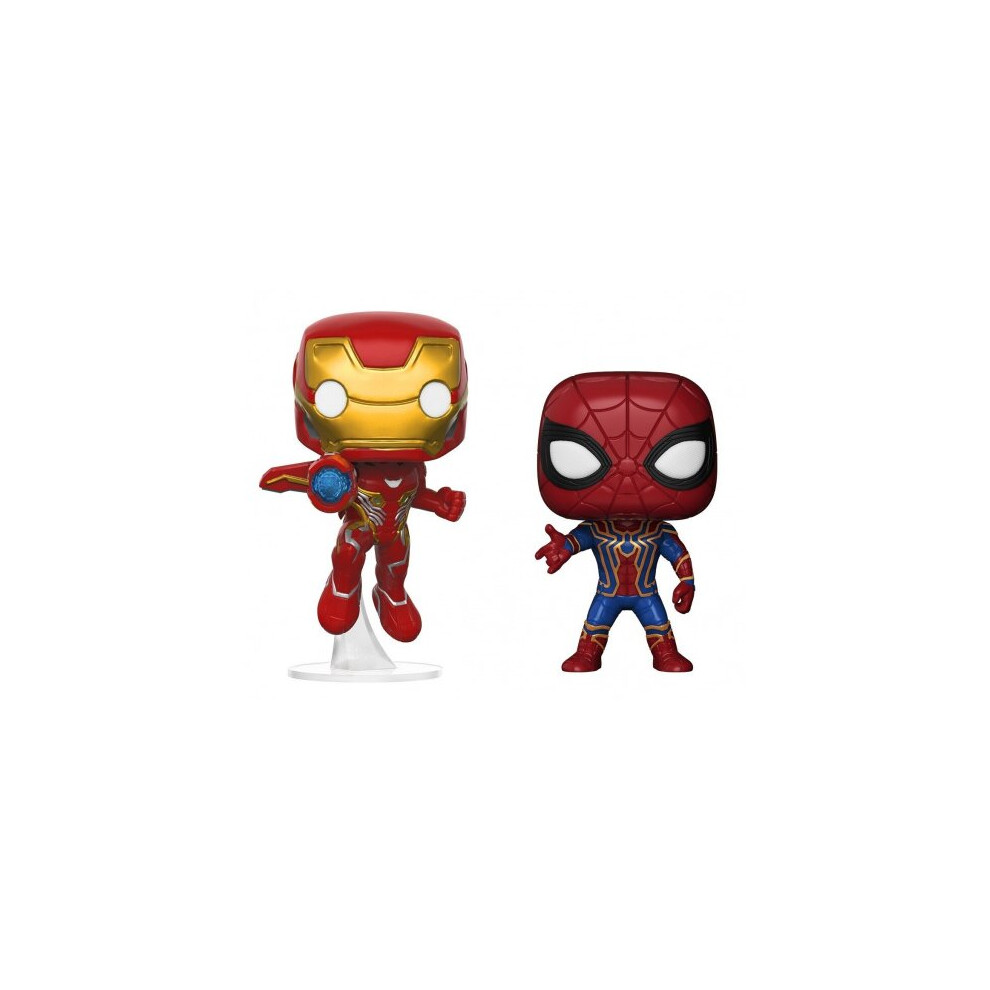 Funko Pop Marvel: Avengers Infinity War Man and Iron Spider Bundle Collectible Figures, Multicolor