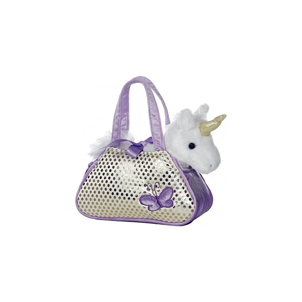 (Basic) - aurora unicorn fancy pals purse with 20cm unicorn