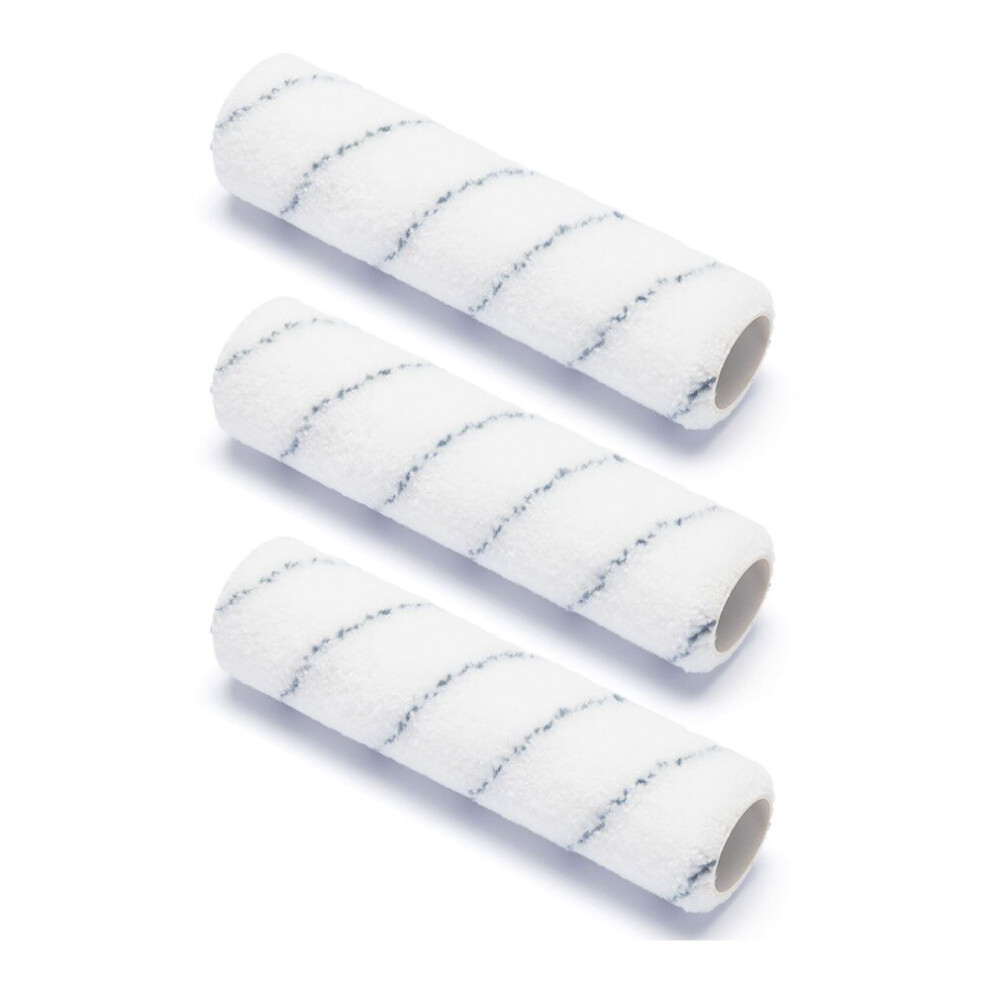 Harris Seriously Good Wall & Ceiling Roller Sleeve Medium Pile 9" 230mm 3 Pack