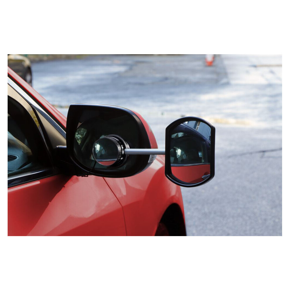 Caravan Towing Mirror | Convex With Blind Spot Mirror 5026637643156