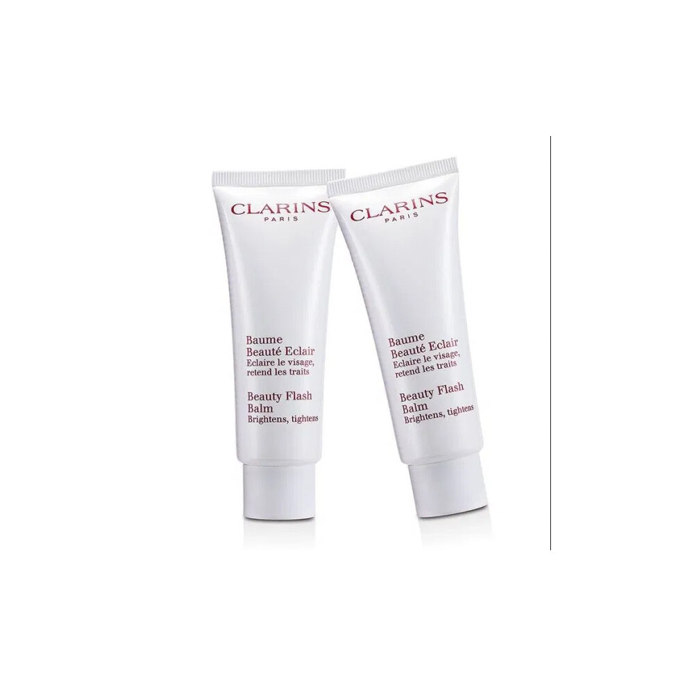 Clarins Flash Instant Radiance Brightens & Tightens Balm 30ml x 2