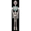 Halloween Spooky Horror Skeleton Inflatable Decoration White 183cm Tall 1