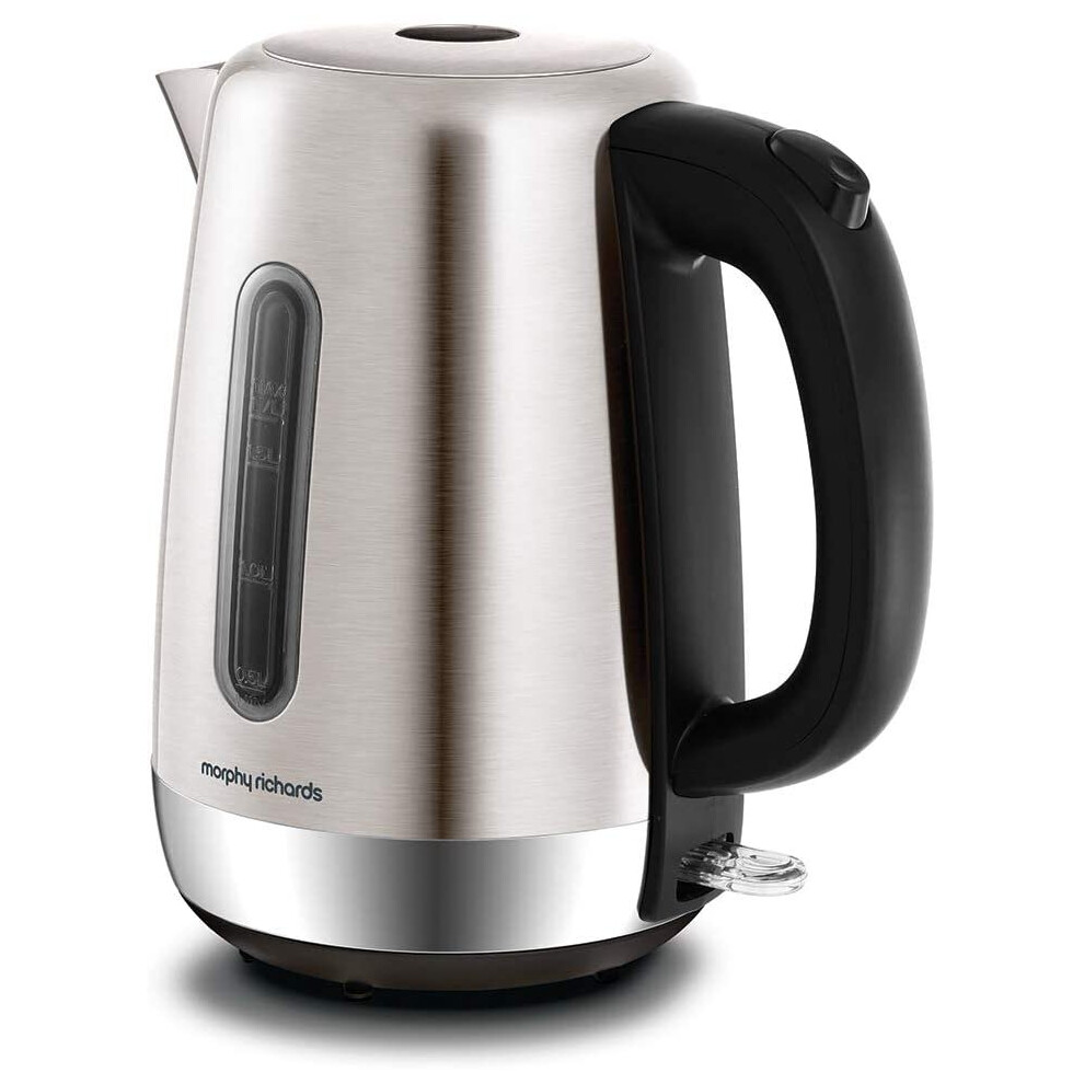 ( Brushed) Morphy Richards 102786 Brushed Equip Stainless Steel Jug Kettle, 3000 W, 1.7 Litre, Brushed