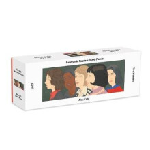Galison MoMA Alex Katz Fünf Frauen Panorama Puzzle - Landschafts-Puzzle, 39" x 14", Herausfordernd und Spaß