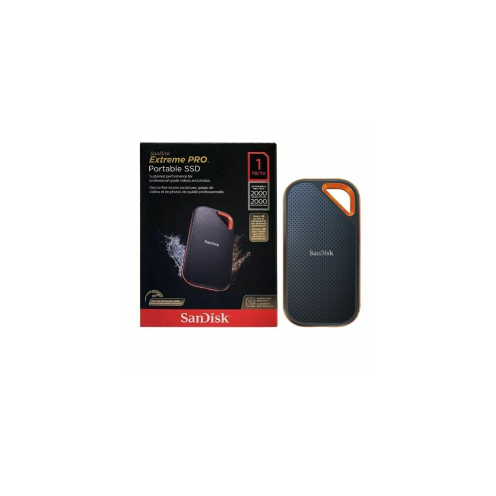 Sandisk Extreme Pro 1Tb Portable Nvme Ssd, Usb-C, Up To 2000Mb/S,