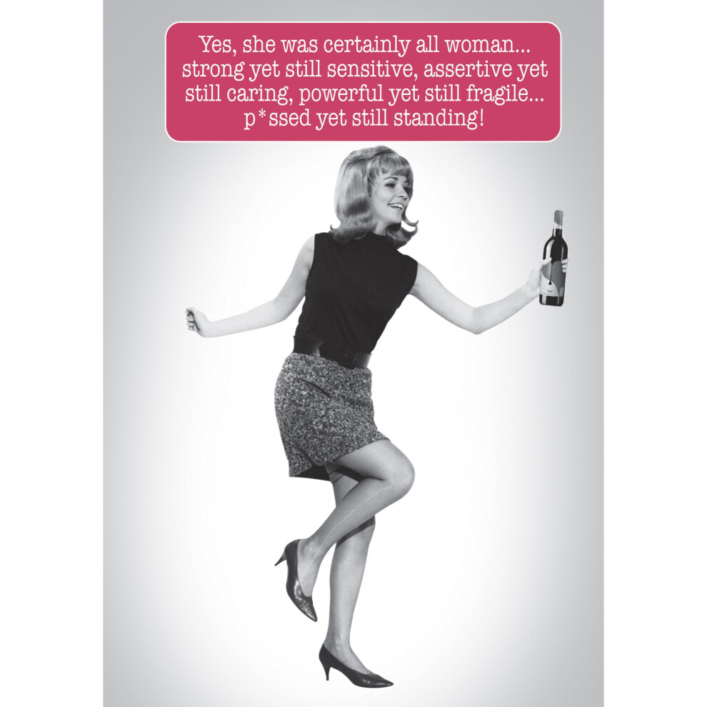 Certainly All Woman Humour Birthday Card Funny Quitting Hollywood Cards