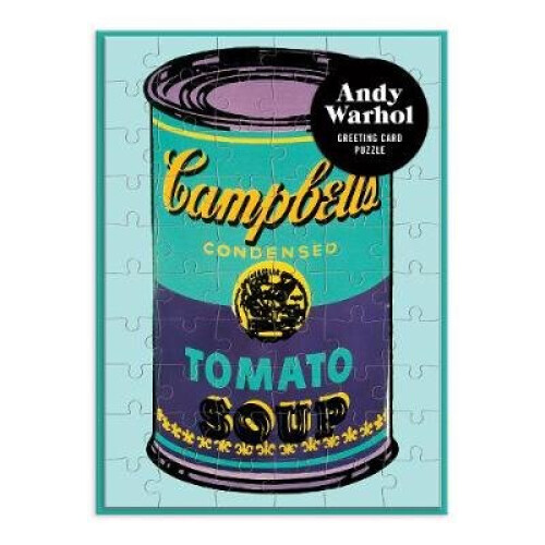 Andy Warhol Soup Can Greeting Card Puzzle - Book