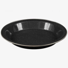 Enamel Camping Plates | Black | 25 cm