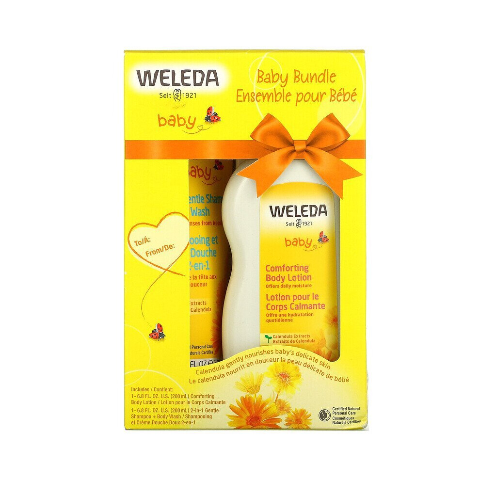 Weleda, Baby Bundle Set, Calendula, 2 Piece Set