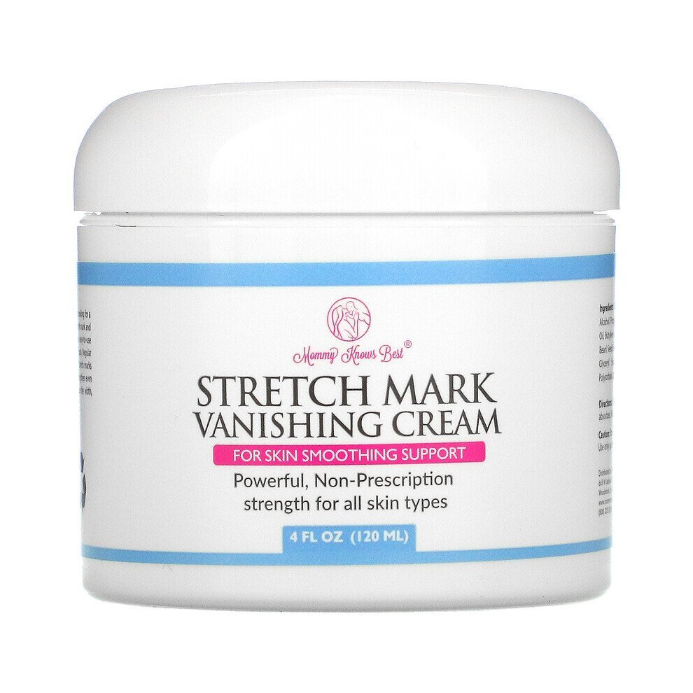 Mommy Knows Best , Stretch Mark Vanishing Cream, 4 Fl Oz ( 120 Ml)