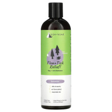 Kin+Kind, Fliegen- und Zecken-Belastungs-Hundeschampoo, Lavendel, 12 fl oz (354 ml)