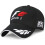 Formula 1 World Championship Cap Solid Black Embroidered Baseball Hat 2