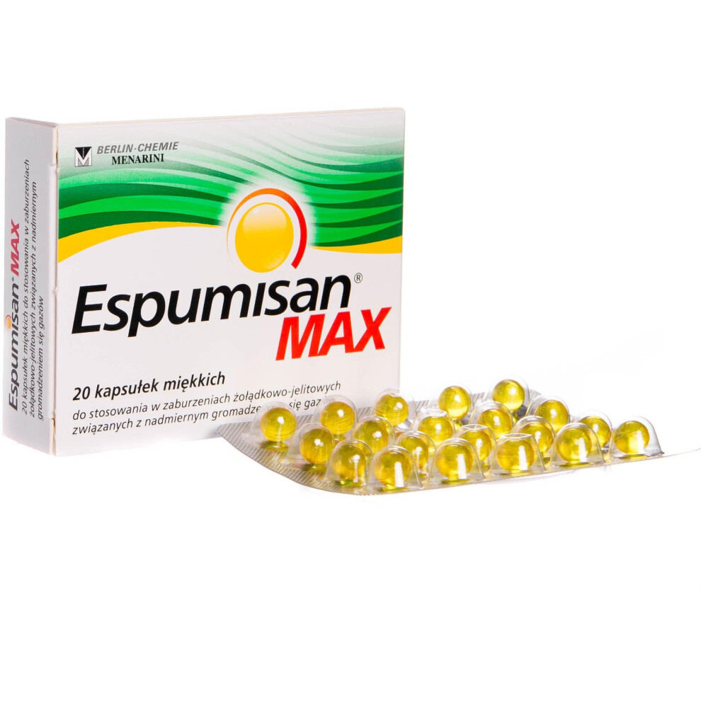 ESPUMISAN MAX - 20 kaps.