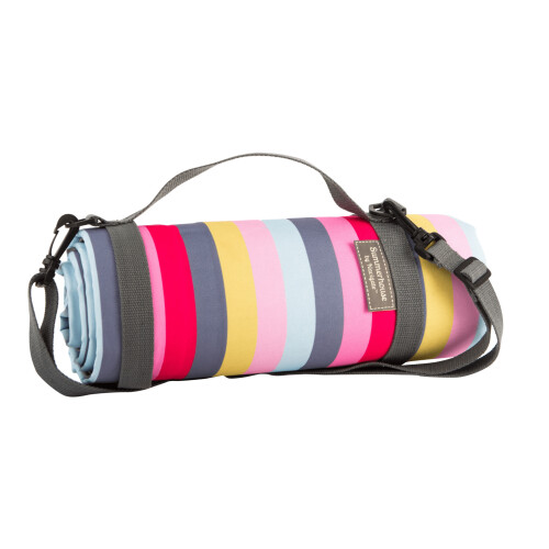 Navigate Gardenia Picnic Blanket Stripe