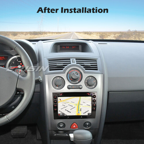 8-Core Android 10.0 Car Stereo DAB+ Sat Nav CarPlay DSP WiFi OBD2 Renault Megane 2
