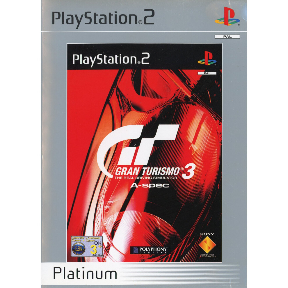 Gran Turismo 3 - A-spec - Platinum (PS2)-image-OPC-P58NV8P-NEW