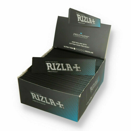 (10 Booklets) RIZLA PRECISION King Size Slim Rolling Papers Tobacco Smoking