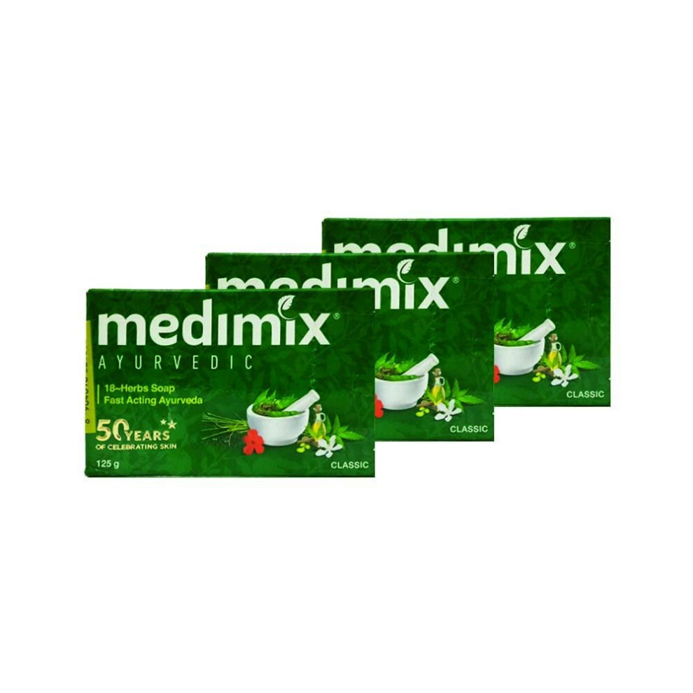 Medimix Real Ayurvedic Soap 125G -Pack Of 3