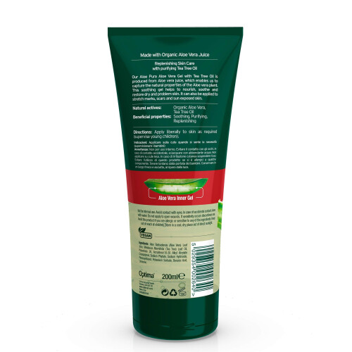 Aloe Pura Aloe Pura Aloe Vera Gel mit Teebaum, 200ml 1