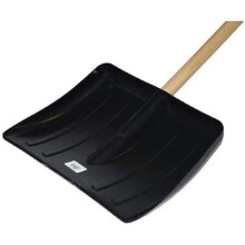 Black Plastic 120cm Wooden Handle Snow Sand Shovel Remover Road Shovel