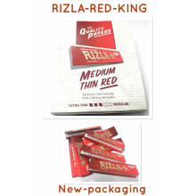 (10 Booklets) Rizla Red King Size Slim Cigarette Rolling Papers