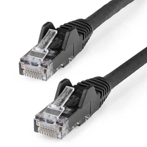 StarTech.com 1M LSZH CAT6 ETHERNET-KABEL - SNAGLESS UTP PATCHKABEL SCHWARZ