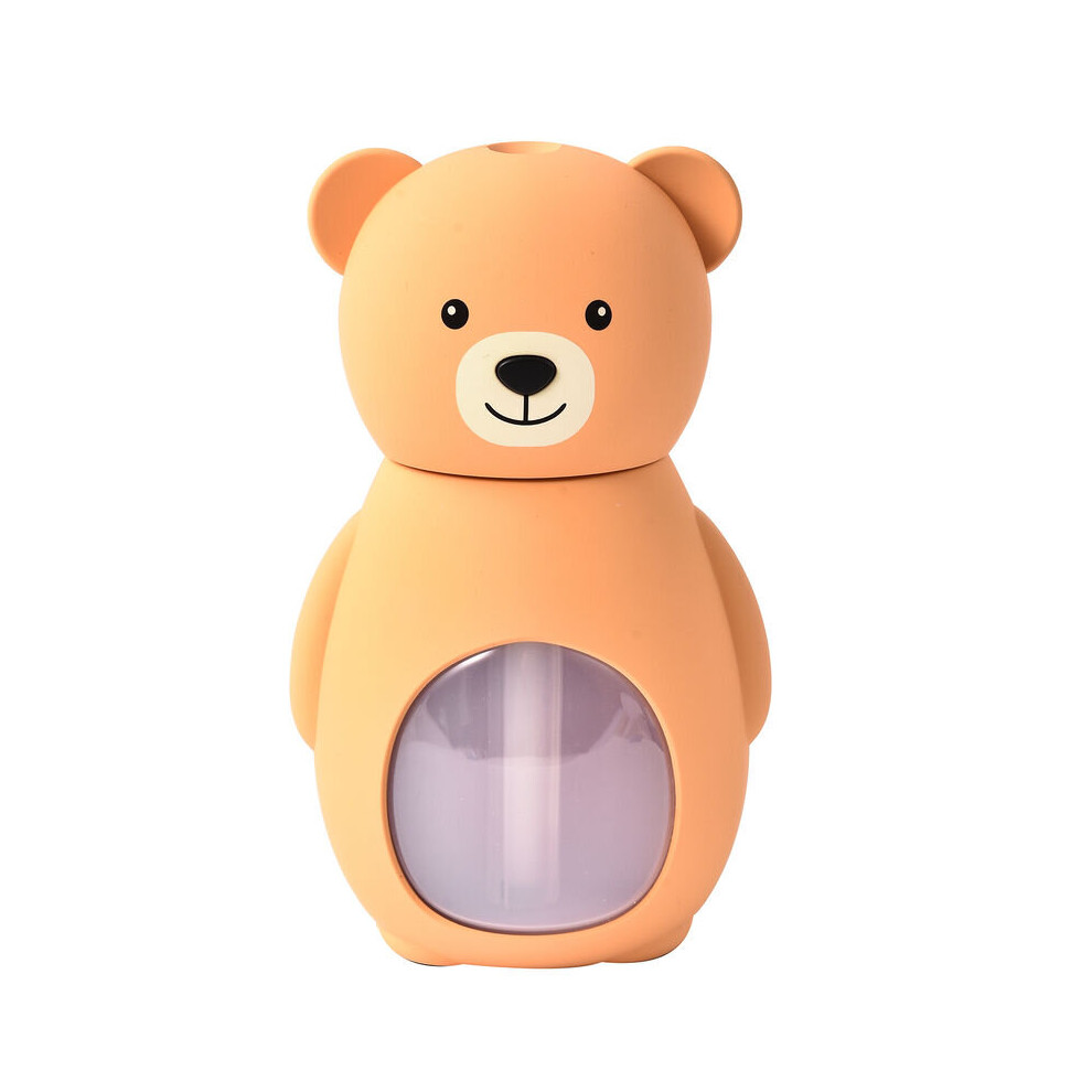 (Orange) Damo Bear Humidifier in Orange, Pink, White