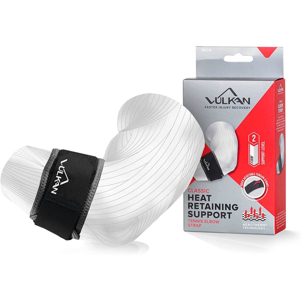 Vulkan Classic Tennis Elbow Strap Support Brace Sports Pain Relief