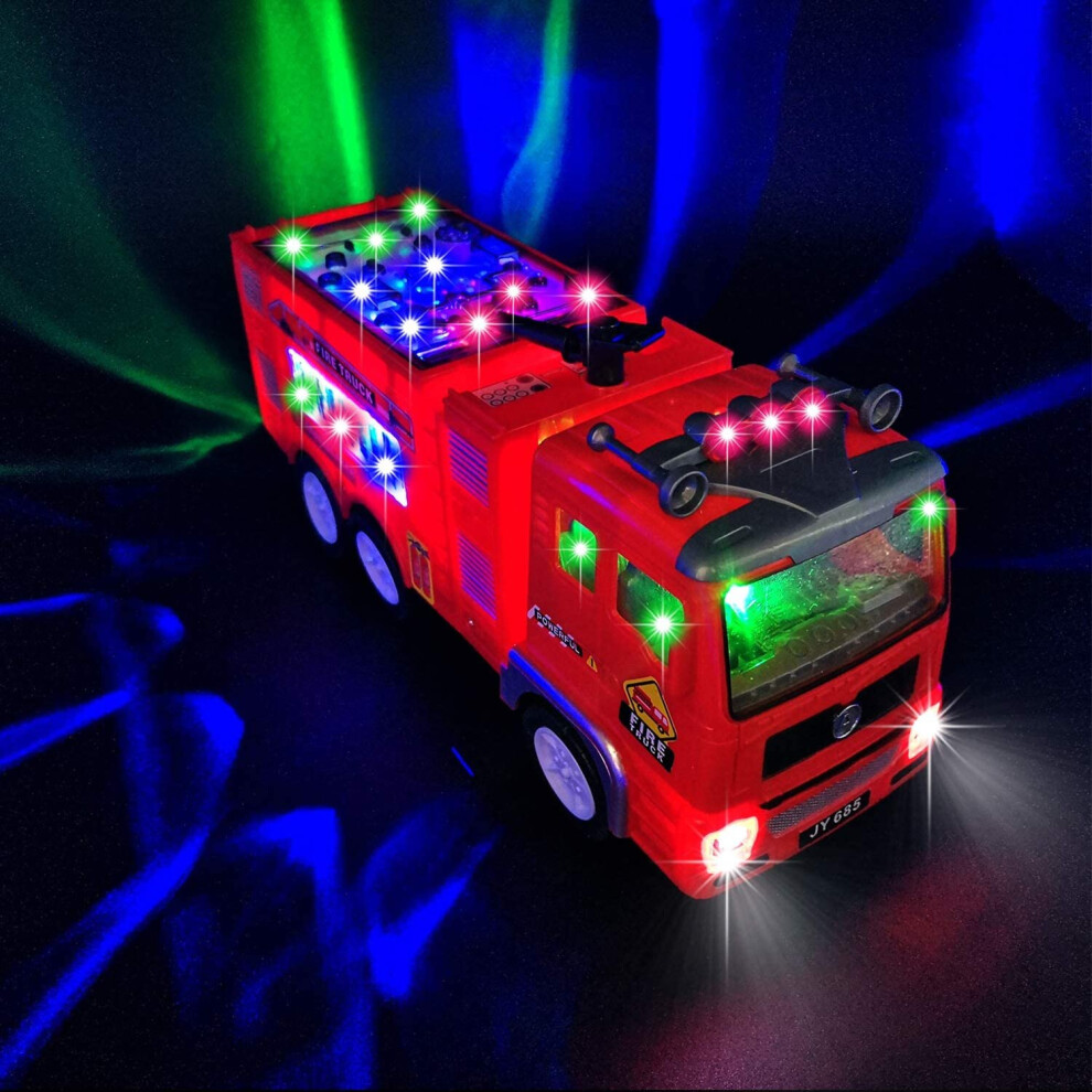 Fire Truck Toy for 3 9 Year Old Boys 4D Lighted Fire Truck Toys for 3 4 5 6 7 8 Year Old Boys for 4 10 Year Old Boys
