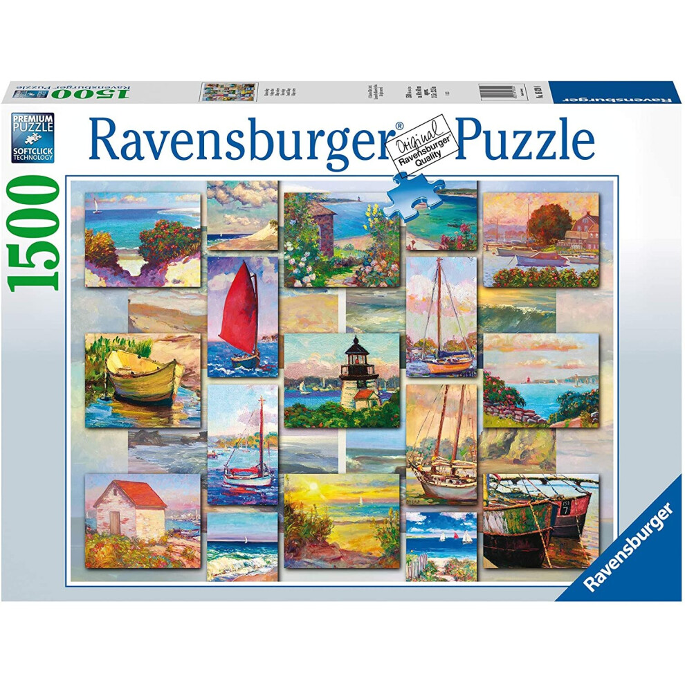 Ravensburger Jigsaw Puzzle - Coastal Collage - 1500 Pieces