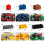 1000 pièces de briques et blocs de construction compatibles 6