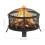 Black Mesh Fire Pit , Grill, BBQ, Barbecue Steel , Best 7