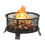 Black Mesh Fire Pit , Grill, BBQ, Barbecue Steel , Best 4